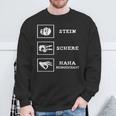 Stone Scissors Paper Haha Reingeguck Reingeschaut Sweatshirt Geschenke für alte Männer