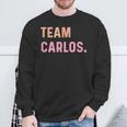 Team Carlos Nome Felpa Regalos para ancianos