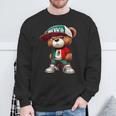Teddy Bear Mexican Flag Mexico Sweatshirt Gifts for Old Men