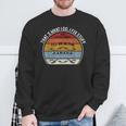 Thats What I Do I Fix Stuff And I Know I'll Be In The Garage Sweatshirt Gifts for Old Men
