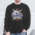 Three Lions England Fußball Team Fan Union Jack Grunge Sweatshirt Geschenke für alte Männer