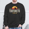 Tortoreto Italia Logo Tortoreto Abruzzo Italia Retro Wave Felpa Regalos para ancianos