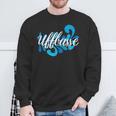 Uffbasse Hessian Hessen Bembel Apfelwein Slogan Sweatshirt Geschenke für alte Männer