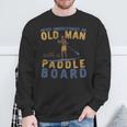Never Underestimate An Old Man With A Paddle Board Sup Felpa Regalos para ancianos