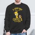 Une Bonne Journée Commence Avec Le Café Et Les Girafes Sweater e Cadeaux pour les vieillards