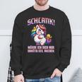 Unicorn Schlank Würde Ich Dich Nur Unnötig Geil Machen Sweatshirt Geschenke für alte Männer