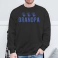 Uomo Nonno 3 Blu Stampa A Mano Per Nonno Orgoglioso Felpa Regalos para ancianos