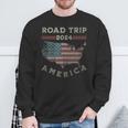 Usa Road Trip 2024 America Sweatshirt Geschenke für alte Männer