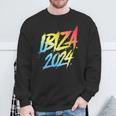 Vacaciones En Equipo En Ibiza 2024 Colorido Camisa de entrenamiento Regalos para ancianos