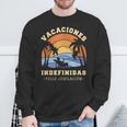 Vacaciones Indefinidas Regalo Feliz Jubilación Camisa de entrenamiento Regalos para ancianos
