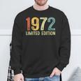 Vintage 1972 Anni 50 Compleanno Uomo Donna Regalo Divertente Felpa Regalos para ancianos