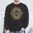 Vintage 8200 Rosenheim Retro Alte Postleitzahl Sweatshirt Geschenke für alte Männer