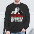 Vintage Alter Katastrophe Nur Im Suff Ertragen Sl Sweatshirt Geschenke für alte Männer