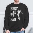 Vintage Best Dad By Par Golf Lovers Sweatshirt Gifts for Old Men