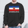 Vintage Eks Jugoslavia Flag Ex Jugoslavia Felpa Regalos para ancianos