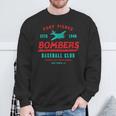 Vintage Fort Pierce Florida Bombers Squadra Di Baseball Defunta Felpa Regalos para ancianos