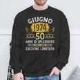 Vintage Giugno 1974 Uomo Donna Regalo Anni 50 Compleanno Felpa Regalos para ancianos