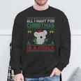 All I Want For Christmas Is A Koala Ugly Sweater Sweatshirt Gifts for Old Men