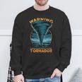 Warning I May Spontaneously Talk About Tornados Storm Chaser Sweatshirt Gifts for Old Men