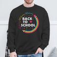 Welcome Back To School First Day Of School Cute Teachers Sweatshirt Gifts for Old Men
