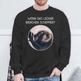 Wenn Das Lecker Bierchen Scheppert X Pedro Raccoon Meme Sweatshirt Geschenke für alte Männer