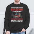 Wir Bauch Wir Bauch Kein Navi Sweatshirt Geschenke für alte Männer