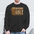 Wooden With Slogan For Holzverversteher Sweatshirt Geschenke für alte Männer