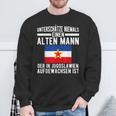 Yugoslavija Flag Balkan Sfrj Josip Broz Tito Yugoslavia Sweatshirt Geschenke für alte Männer