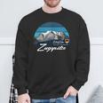 Zugspitze Garmisch Partenkirchen Bayern Germany Flag Sweatshirt Geschenke für alte Männer