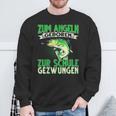 Zum Angeln Geboren Zum Angeln Geboren Zur Schule Gezw Sweatshirt Geschenke für alte Männer