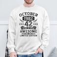 42 Anni Uomo Compleanno Regalo Uomo 42 Anni Ottobre 1982 Felpa Regalos para ancianos