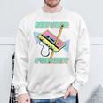 90S Party Costume 80S Never Forget Retro Cassette Sweatshirt Geschenke für alte Männer