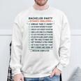 Bachelor Party Trials Bachelor Party Game In Inglese Felpa Regalos para ancianos