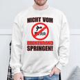 Bademeister Dlrg Nichtom Beckenrand Jumping S Sweatshirt Geschenke für alte Männer