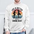 Ballerina Swing Dance Lindy Hop Jitterbug Balla Swing Out Felpa Regalos para ancianos