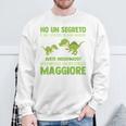 Bambino Grande Fratello Dino Diventerò Un Fratello Maggiore Felpa Regalos para ancianos
