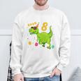 Bambino Ho 8 Anni Ragazzi 8°Compleanno Dinosauro Di 8 Compleanno Felpa Regalos para ancianos