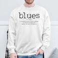 Blues Music Definition Músico Guitarrista Divertido Regalo Camisa de entrenamiento Regalos para ancianos