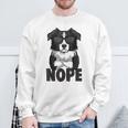 Border Collie Dog Female Sweatshirt Geschenke für alte Männer