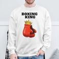 Boxing King Da Boxe Da Uomo Boxe Sportivo Per Ragazzi Felpa Regalos para ancianos