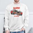 Children's Alarm Ich Werde Große Bruder Feuerwehr I'm A Big Brother Sweatshirt Geschenke für alte Männer