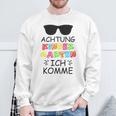 Children's Attention Kindergarten Ich Komme 1St Tag Kita Sweatshirt Geschenke für alte Männer