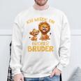 Children's Ich Werde Ein Großer Bruder Löwe Sweatshirt Geschenke für alte Männer