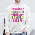 Children's Tschüss Kindergarten Hello School 2024 1St Class Sweatshirt Geschenke für alte Männer