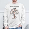 Cotton Sheep I Sheep Word Game I Knitting Wool Fun Sweatshirt Geschenke für alte Männer