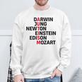 Darwin Jung Newton Einstein Edison Mozart Autism Awareness Sweatshirt Geschenke für alte Männer