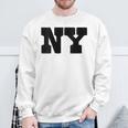 Donna Amo New York Questo È Il Mio Progetto Grafico Di New York City Con Collo A Felpa Regalos para ancianos