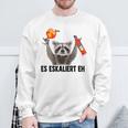 Es Eskaliert Eh X Raccoon Meme Racoon X Pedro Spritz Sweatshirt Geschenke für alte Männer