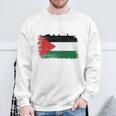 Free Palestine Palestina Bandiera Free Gaza Maglia A Manica Felpa Regalos para ancianos