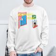 Goodnight Moon Green Decoration Sweatshirt Gifts for Old Men